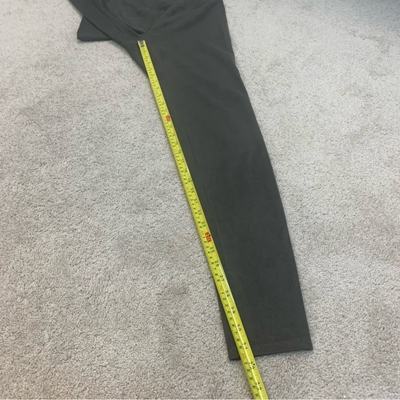 ARITZIA Wilfred Free taupe gray brown faux suede Daria leggings Sz L NWOT - Picture 11 of 12